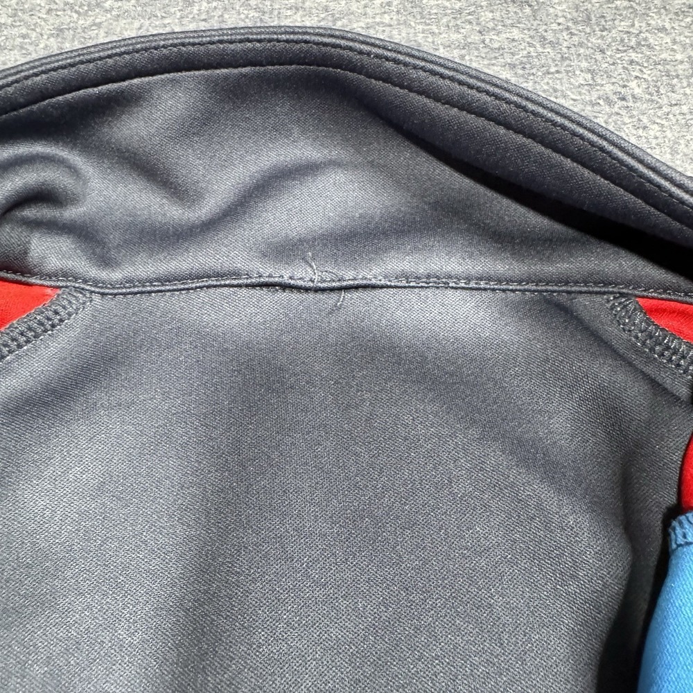 Nike Mens Have A Nike Day Smiley Face Track Jacket Colorblock Grey Blue Red L - Picture 5 of 9